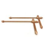 Copper Dowsing Rod Pair for Vastu, Feng Shui & Dowsing Experts - 13 Inch l L rod