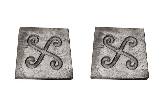 SHUBH SANKET VASTU Lead Spiral Block (3.5 Inch) (300 Gram) Pack of 2