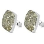 Pyrite Crystal Stone Finger Rings.