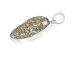 Pyrite Crystal Stone Pendant Original Pyrite Cluster Pendant/Locket SET OF 2 PC