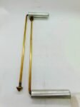 Brass L-Shaped Brass Dowsing Rods. 12” Aluiminium handale