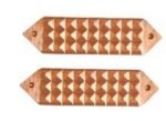 Copper 2-way Arrow Mini Pyramid  Shifter. Set of 2.