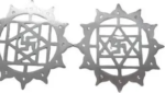 Alluminium Swastik Plate with Lotus