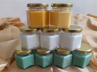 Aroma Color Wax Candle Bottles