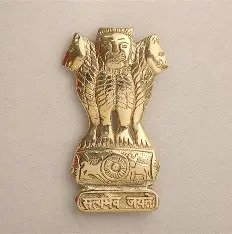 Brass Ashok Stambh Wall Hanging 10.5 Inches