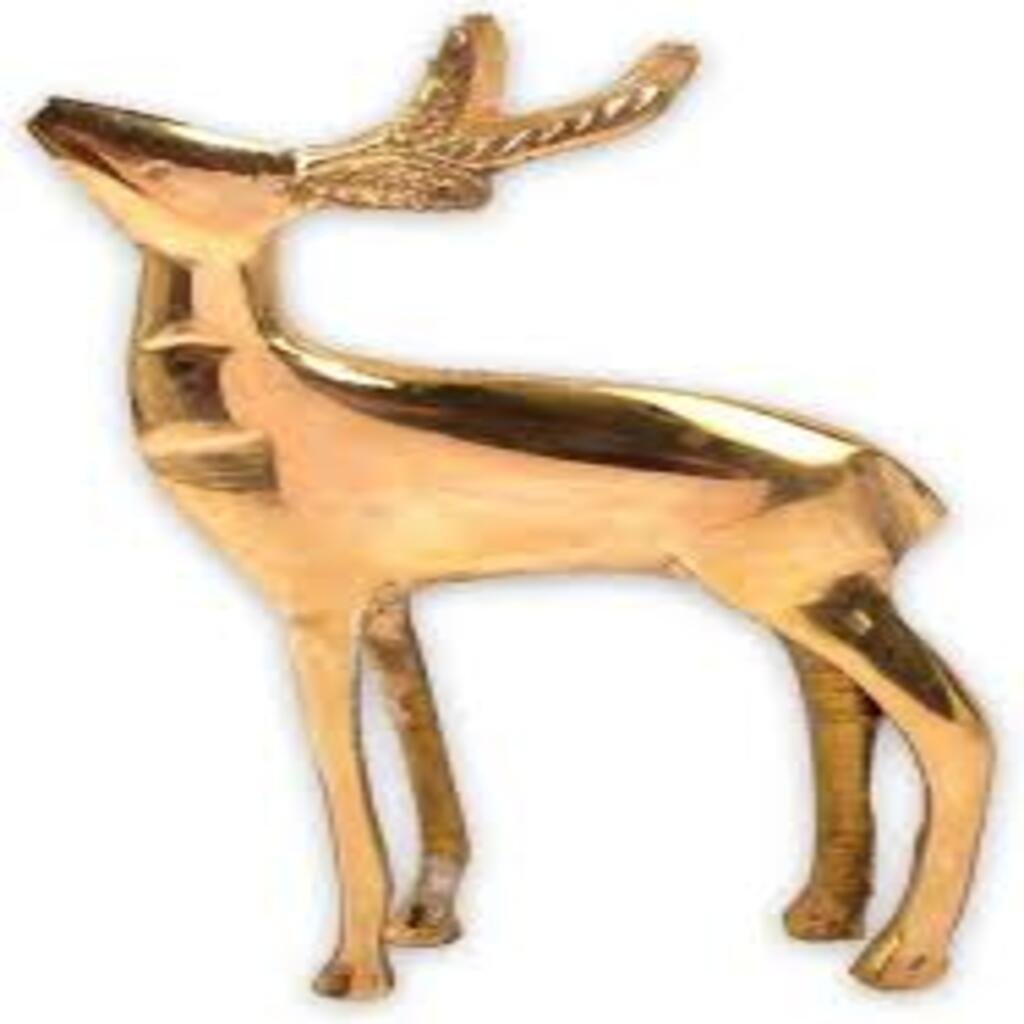 Brass Deer 6 Inches