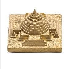 Brass Meru Shree Yantra CNC cutting 3 Inches