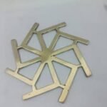 Copper Ashtabhuja Swastik 6 Inches