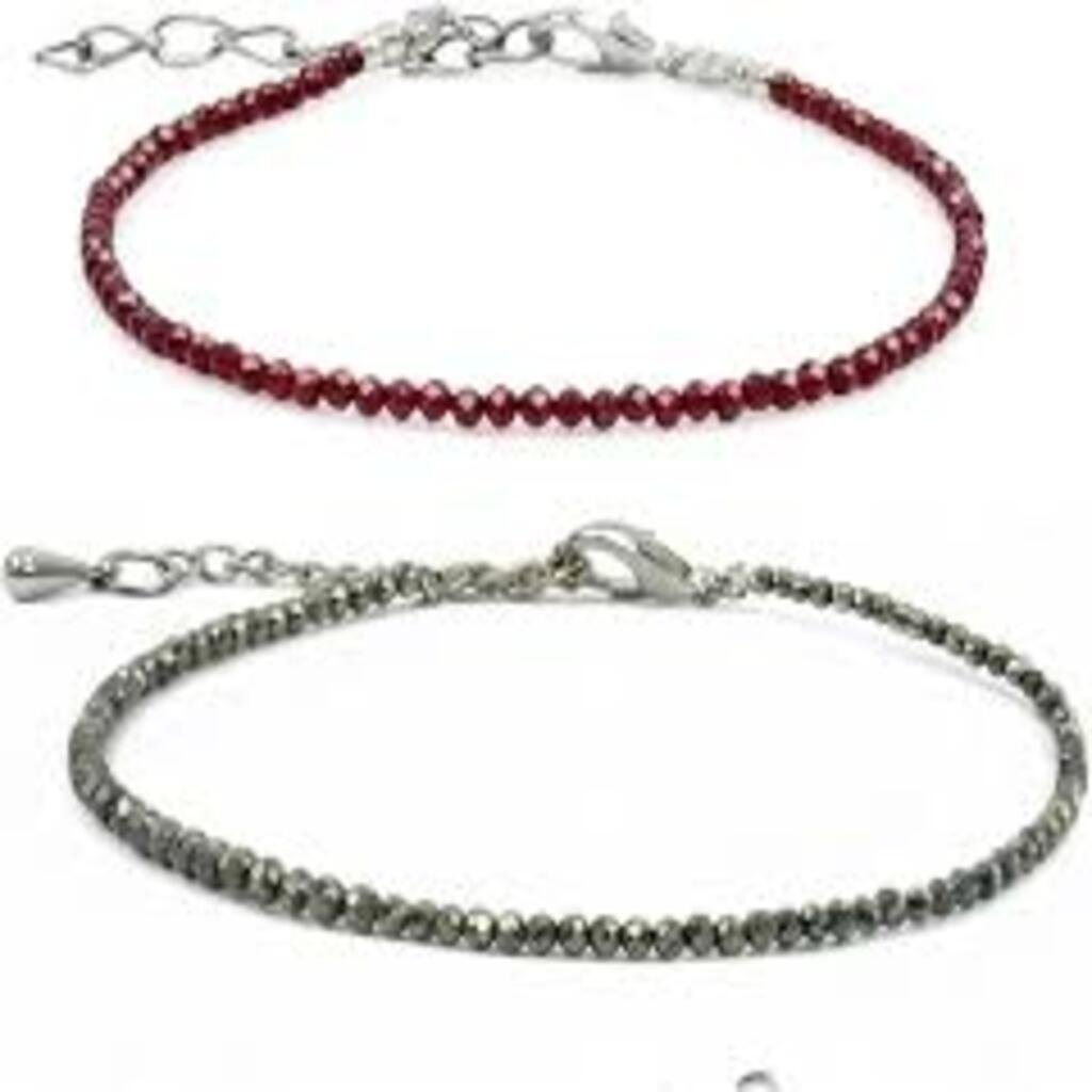 Pyrite and/or Mixed Crystal Anklets