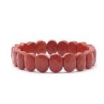 Red Jasper Flat Bracelet