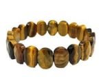 Tiger Eye Flat Diamond cut Bracelet