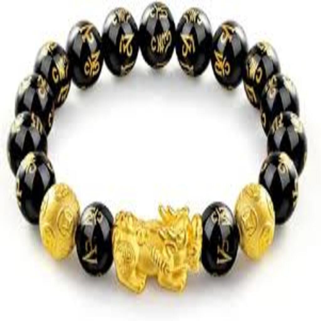 Black Obsidian Pixiu Bracelet 10 mm