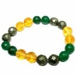 Money Attraction Bracelet 10 mm Diamond Cut