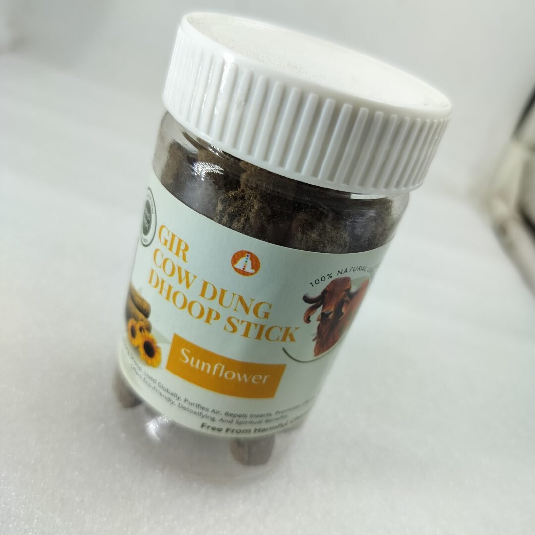 SSV Gir Cow Dung Dhoop Stick - Sunflower (Pack of 3)