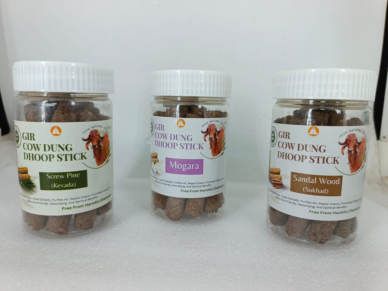 SSV Gir Cow Dung Dhoop Stick Pack of 3_1