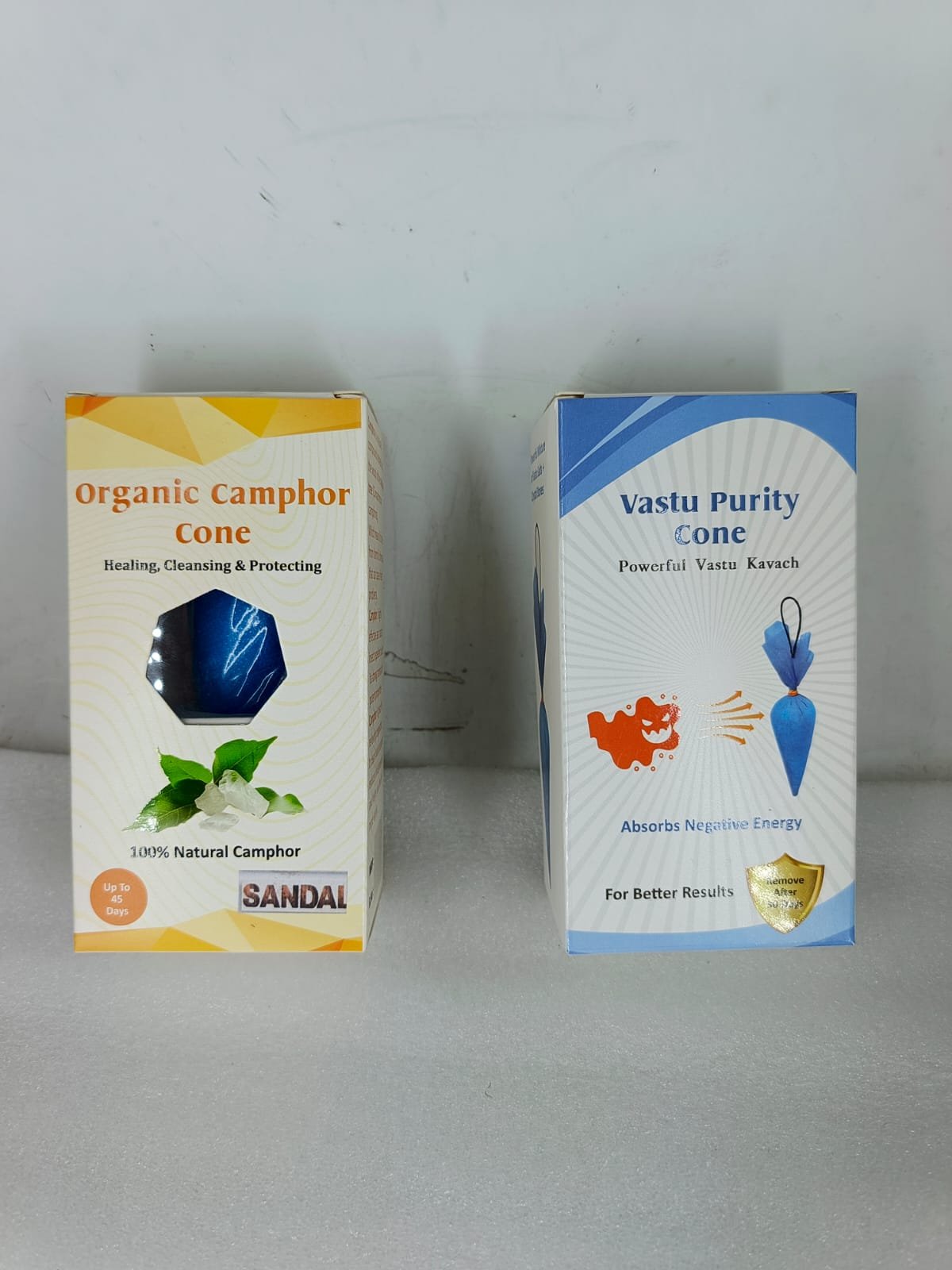 SSV Organic Camphor and Vastu Purity Cone Pack of 2