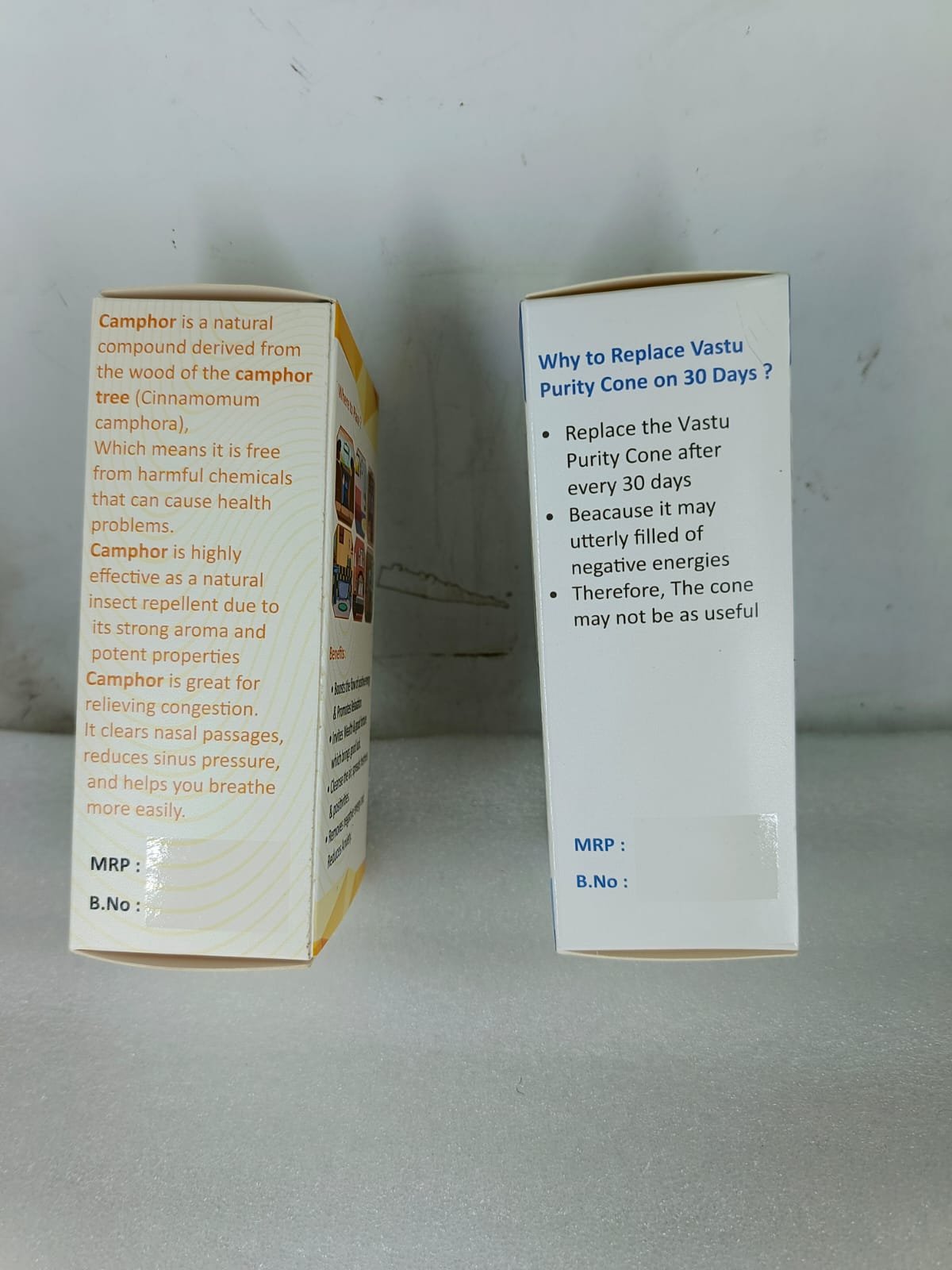SSV Organic Camphor and Vastu Purity Cone Pack of 2_3