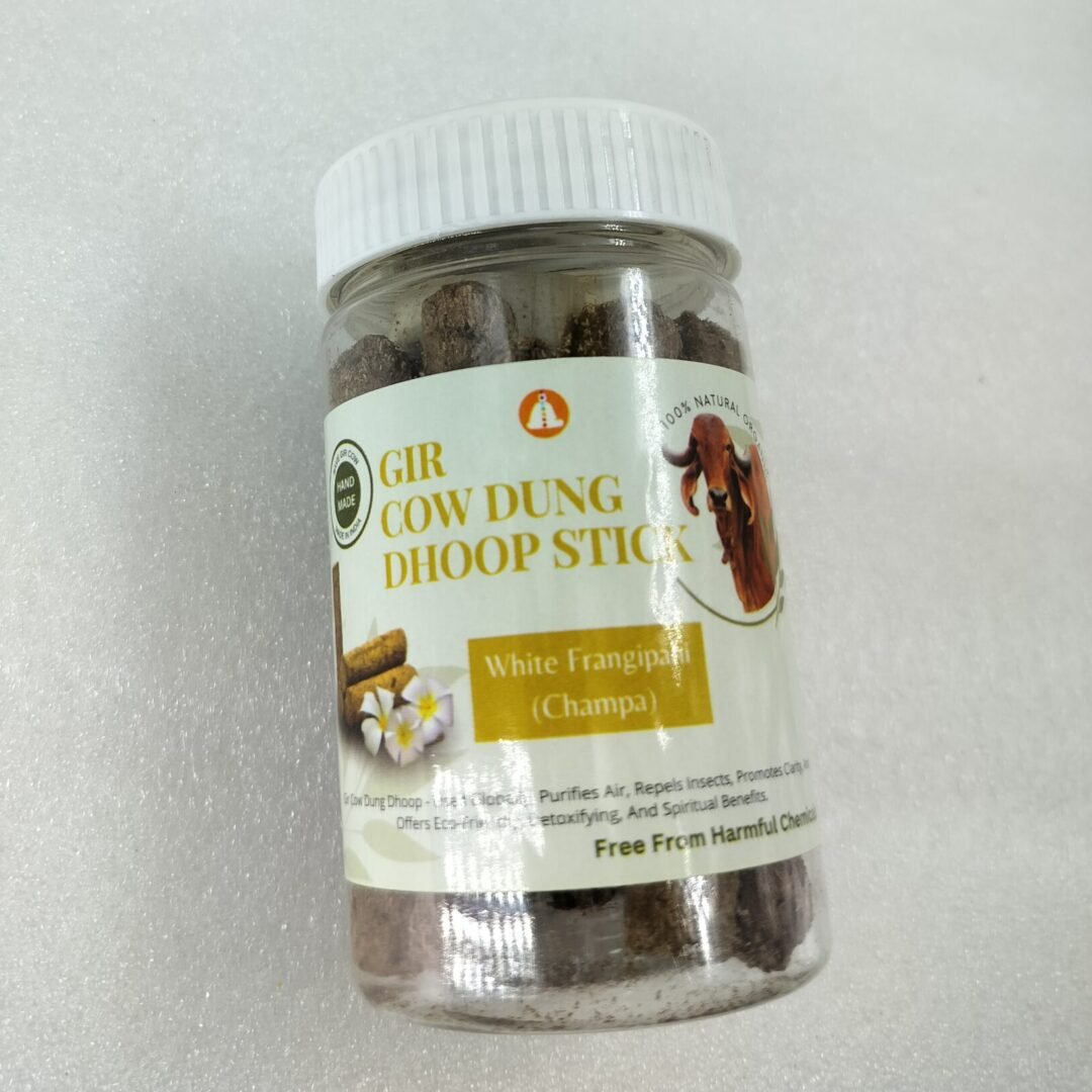 SSV Gir Cow Dung Dhoop Stick - Champa (Pack of 3)